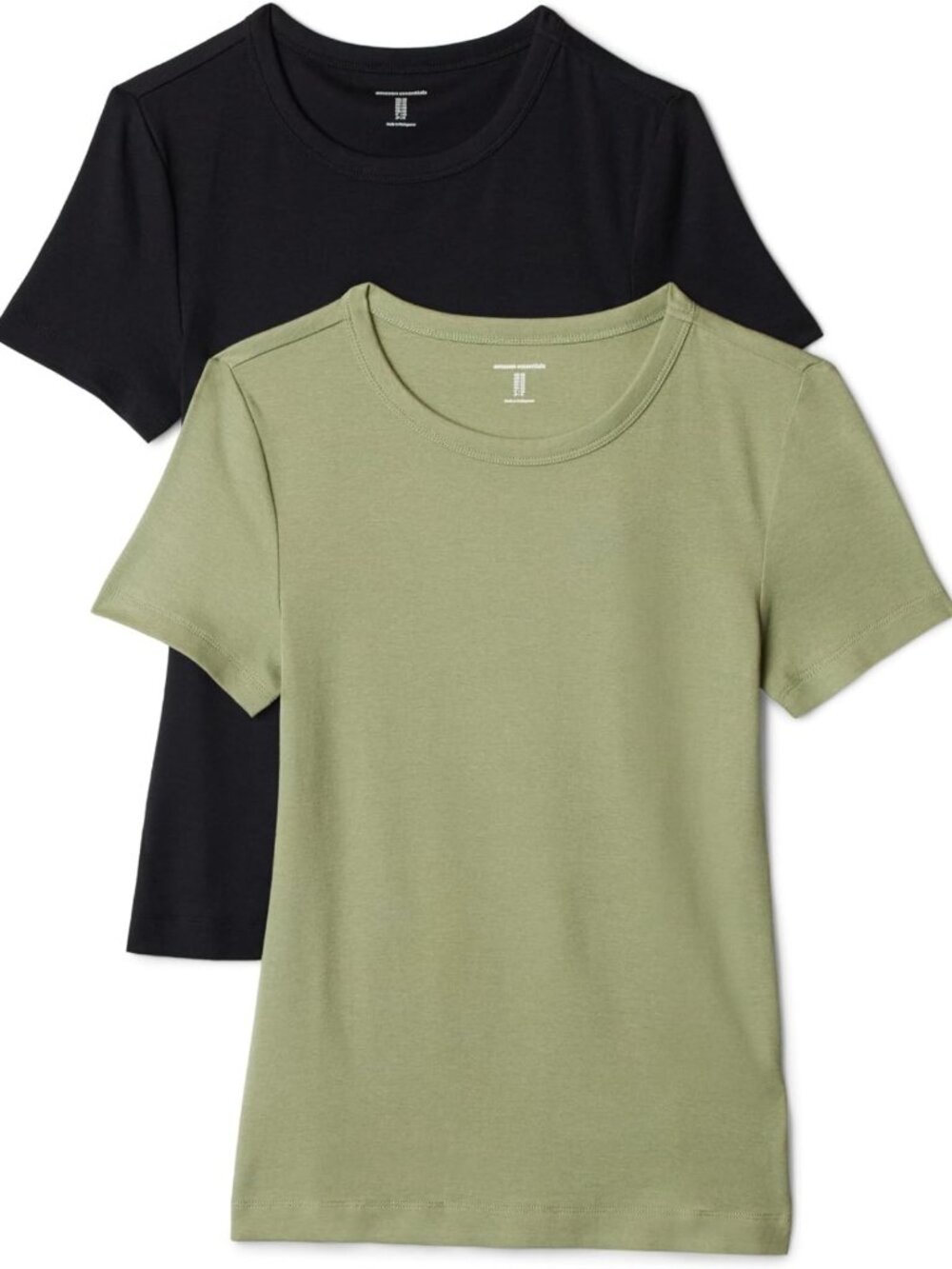 Slim-Fit Short-Sleeve Crewneck T-Shirt Set, 2-Pack, Casual Wardrobe Essential